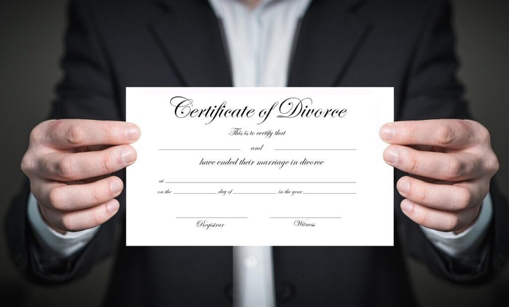 certificate, paper, document, divorce, separation, dissolution, breakup, signature, sign, contract, divorce, divorce, divorce, divorce, divorce